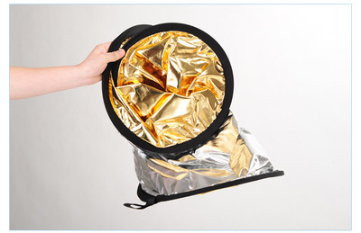 金銀雙面攝影反光板110CM 羅門工廠專營淘寶攝影器材的實(shí)用選擇